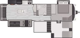 2023 KEYSTONE RESIDENCE 40FLFT, , floor-plans-day image number 0